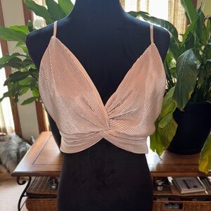 Ro & De Cream Camisole with Twist Detail